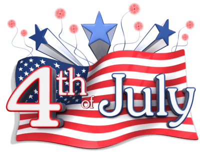 Clipart of 4th of July